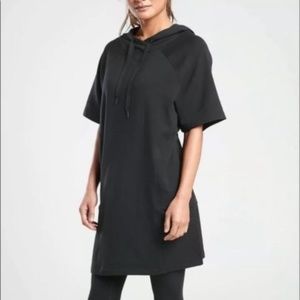 Athleta Cabana Tunic Hoodie Black